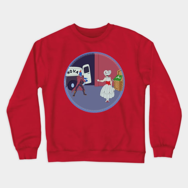 I'm Mary Poppins Y'all Crewneck Sweatshirt by DJ O'Hea